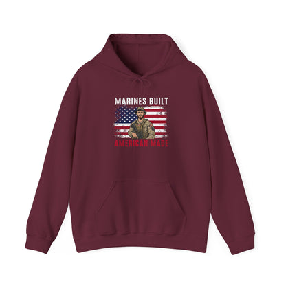 Marines Built American Made Hoodie