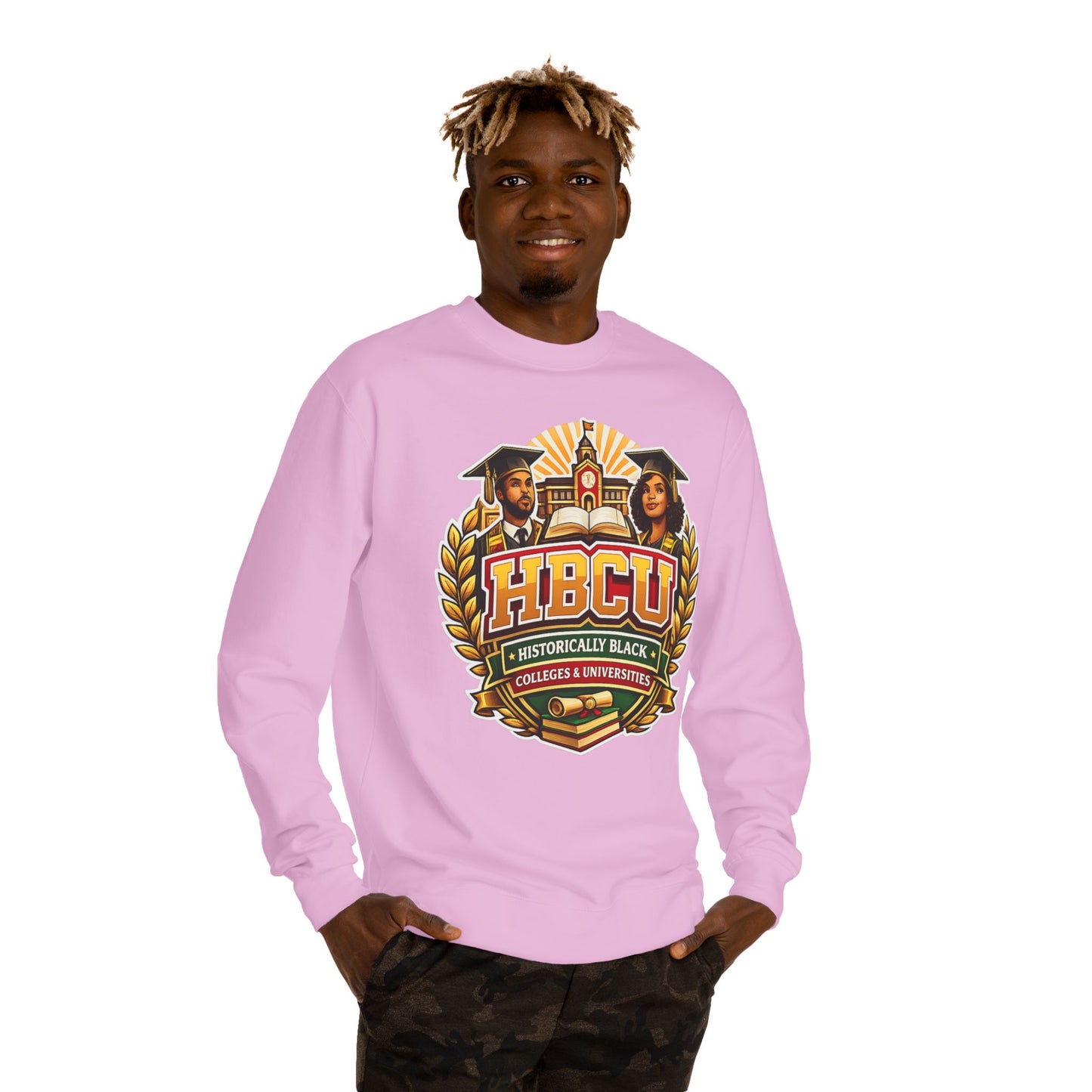HBCU Crest Sweatshirt — Historically Black Colleges & Universities Crewneck