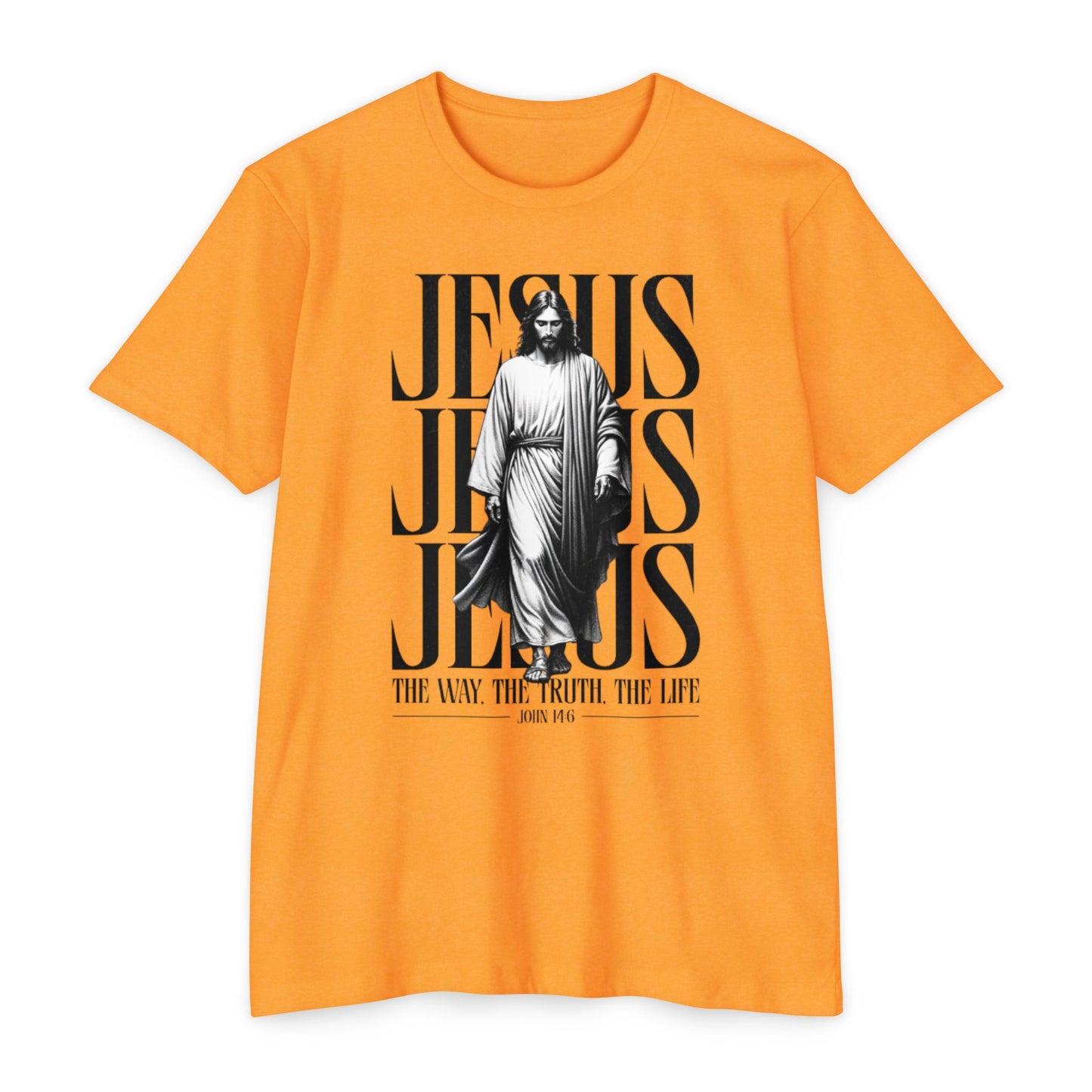 Jesus Graphic T‑Shirt — The Way The Truth The Life Faith Tee