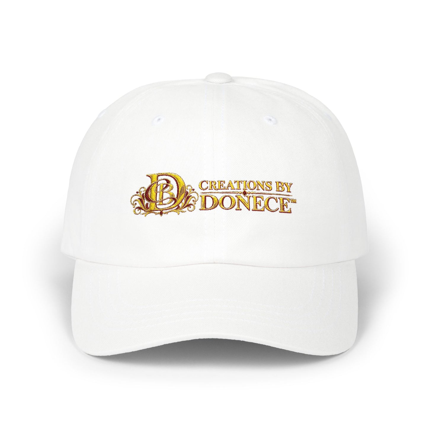 Dad Cap — Creations by Donrice Embroidered Logo Hat