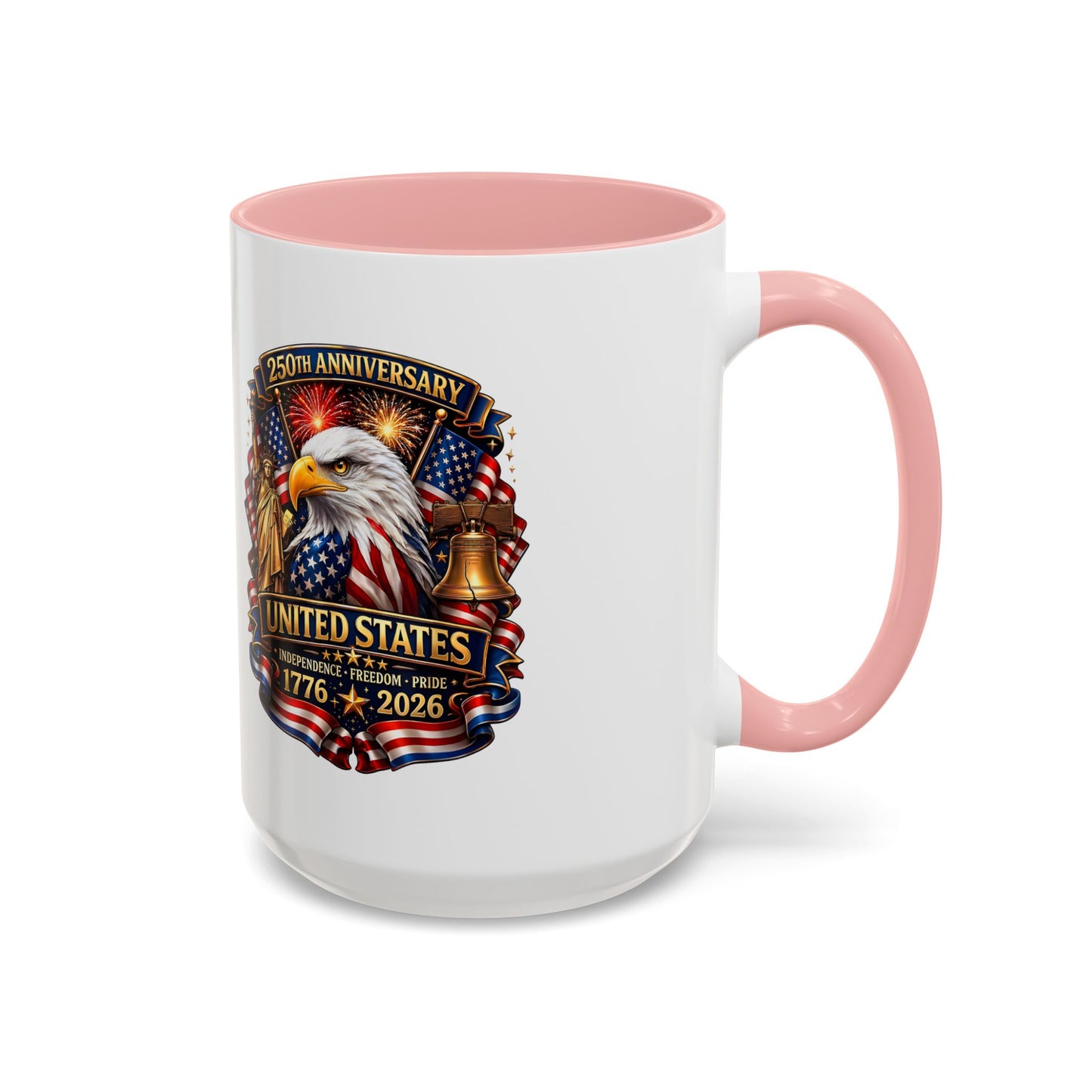 250th Anniversary United States Eagle Coffee Mug – Patriotic 1776–2026 Accent Mug