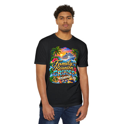 Family Reunion Cruise T-Shirt — Tropical Cruise Crew Tee