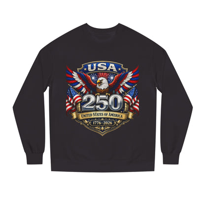 USA 250th Anniversary Sweatshirt — Patriotic Eagle 1776–2026 Crewneck