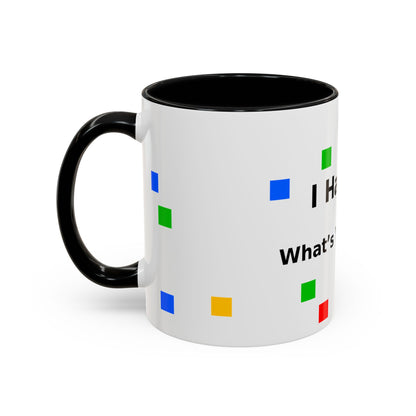 Autism Awareness Coffee Mug - "I Have Autism, What's Your Superpower?" Accent Mug