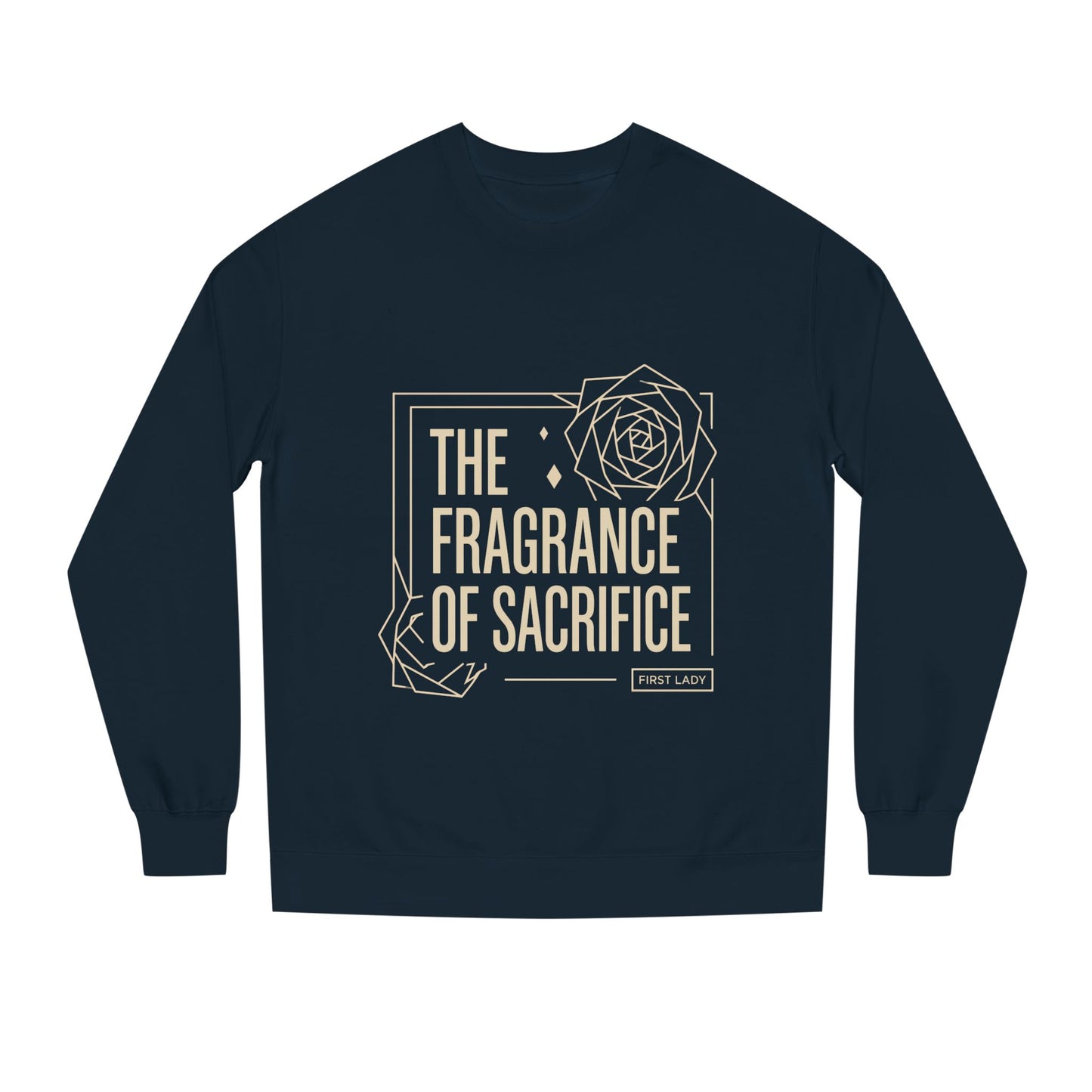 The Fragrance of Sacrifice Sweatshirt — Floral Graphic Crewneck