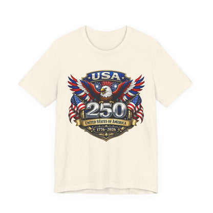 USA 250th Eagle T-Shirt — 1776–2026 Patriotic American Independence Tee