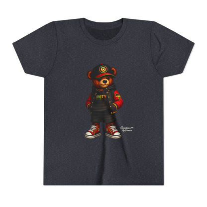 Youth Tee — 'Unity' Streetwear Teddy Bear Graphic Shirt
