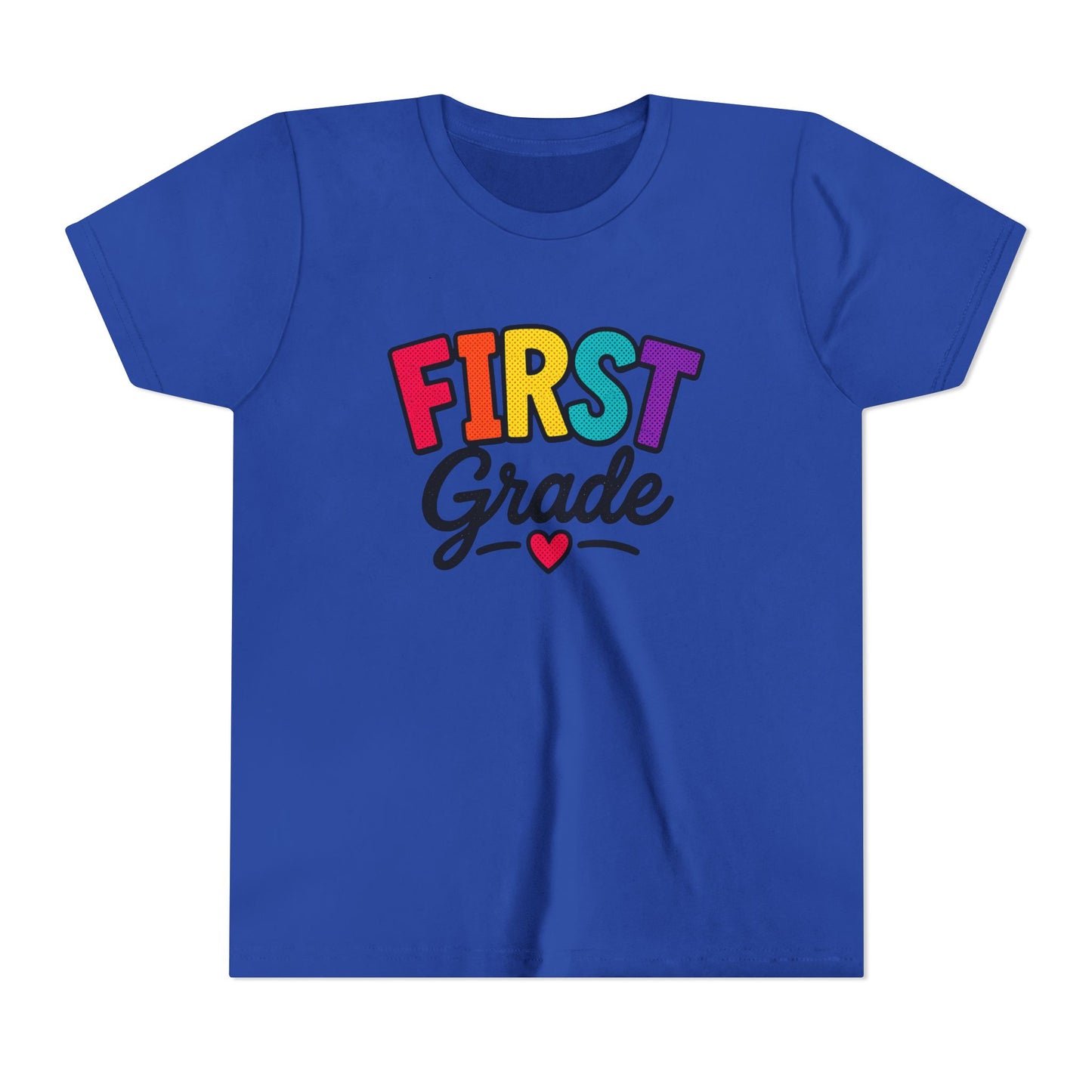 First Grade Youth T‑Shirt — Colorful Back-to-School Tee