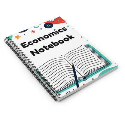 Economics Notebook – Spiral Ruled Study Journal for Students