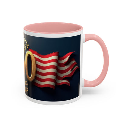 250th Anniversary Coffee Mug — United States of America 1776–2026 Patriotic Accent Mug