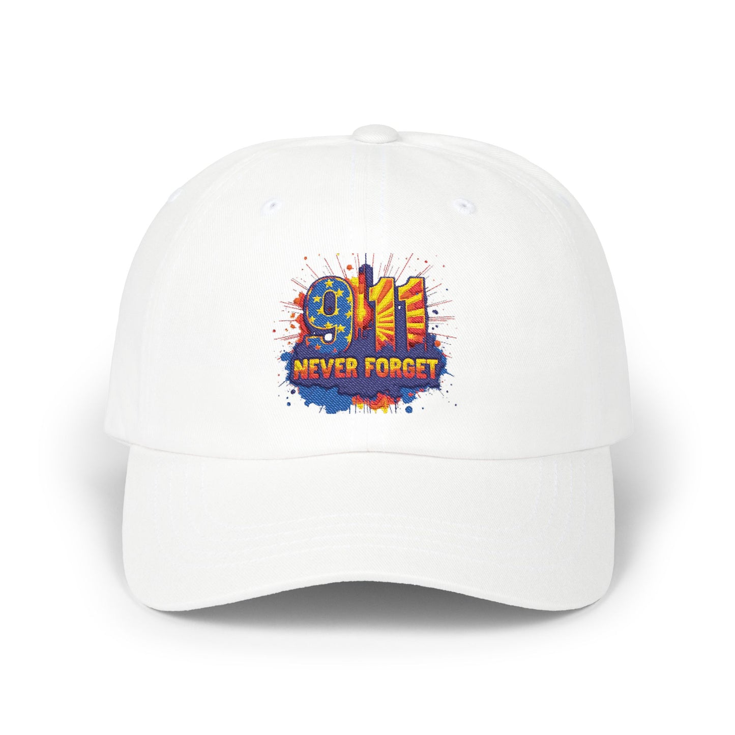 9/11 Never Forget Dad Cap - Memorial Tribute Baseball Hat