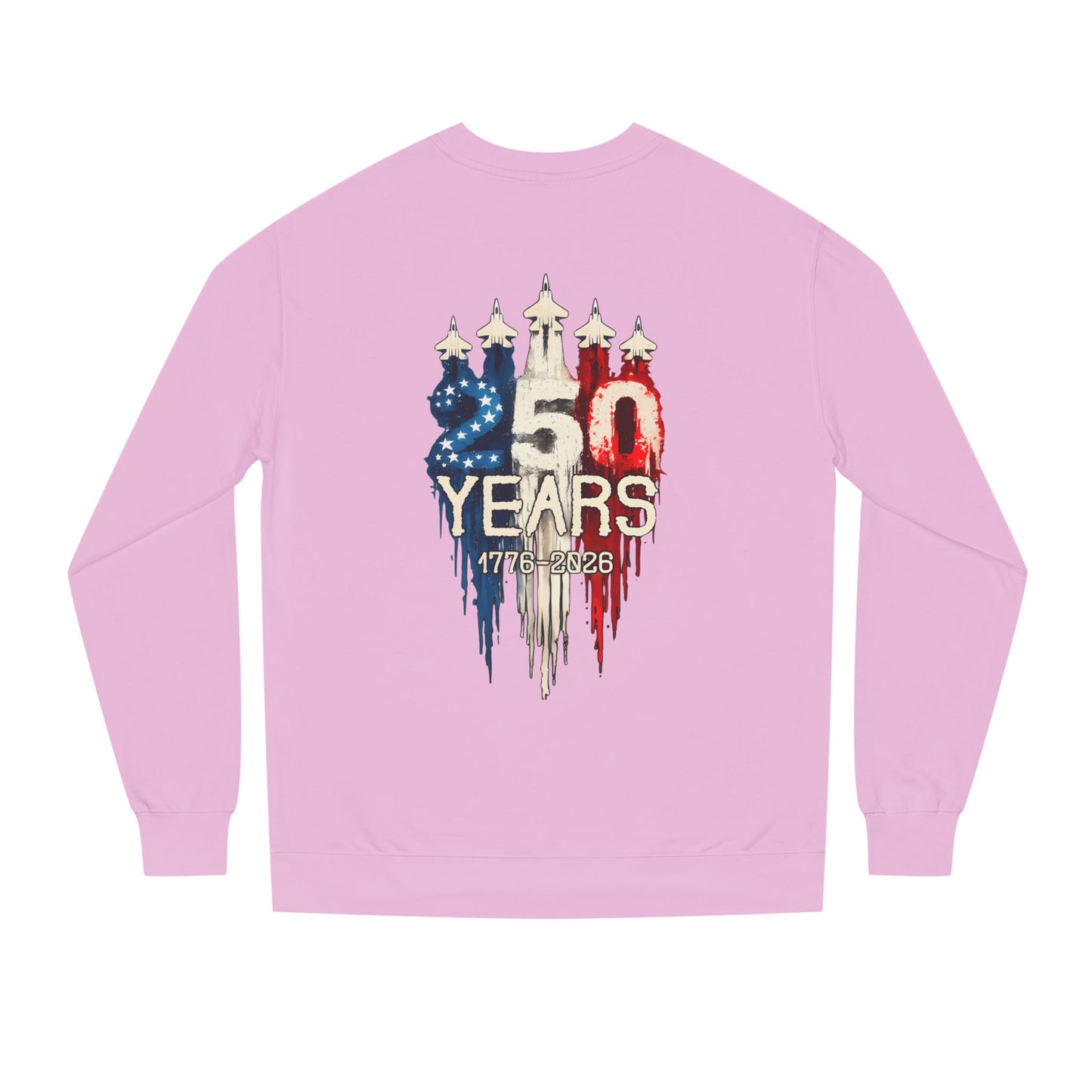 50 Years Anniversary Sweatshirt — Patriotic USA Flag Design (1971–2021)