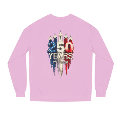 50 Years Anniversary Sweatshirt — Patriotic USA Flag Design (1971–2021)