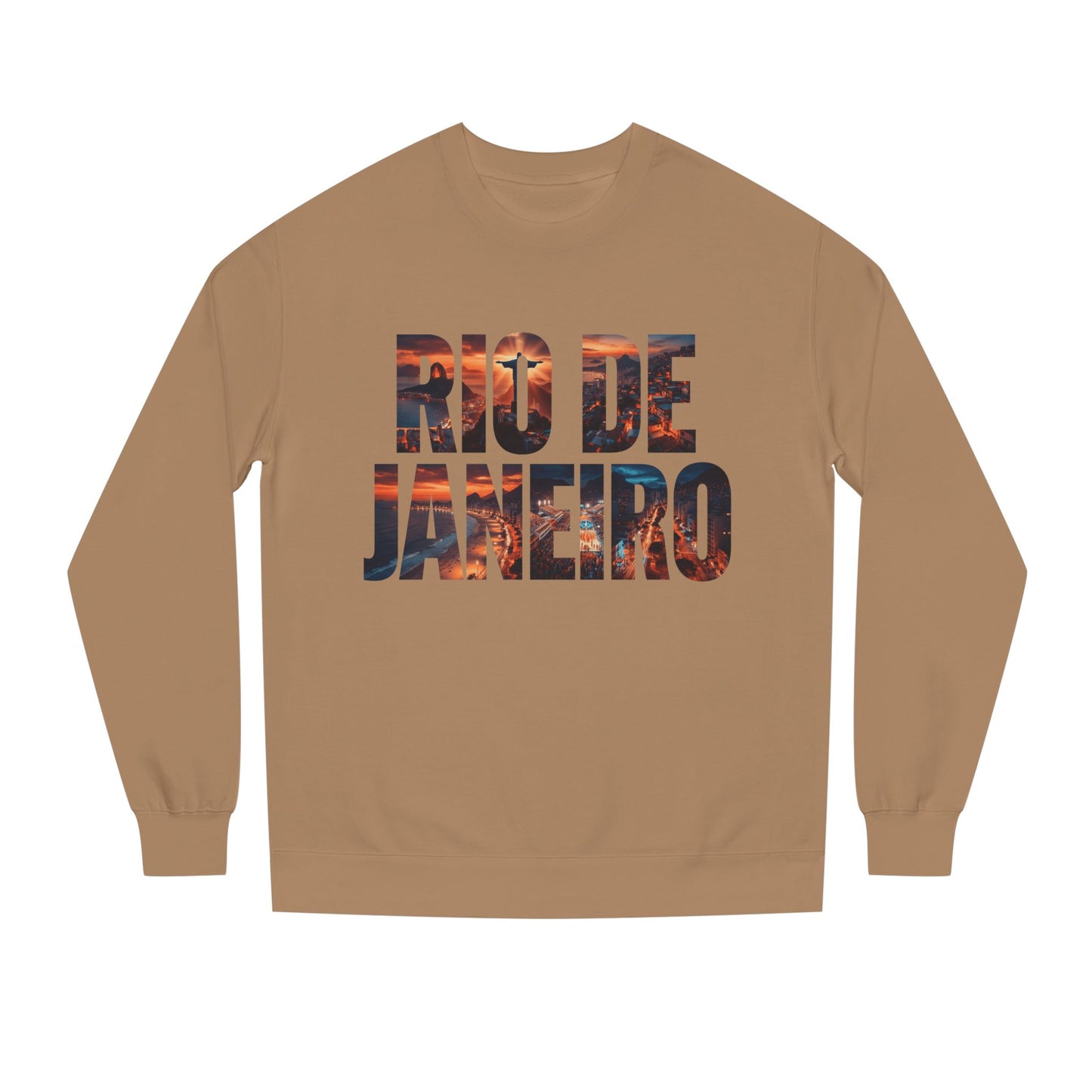 Rio de Janeiro Graphic Sweatshirt — Sunset Typography Travel Crewneck