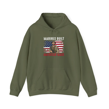 Marines Built American Made Hoodie