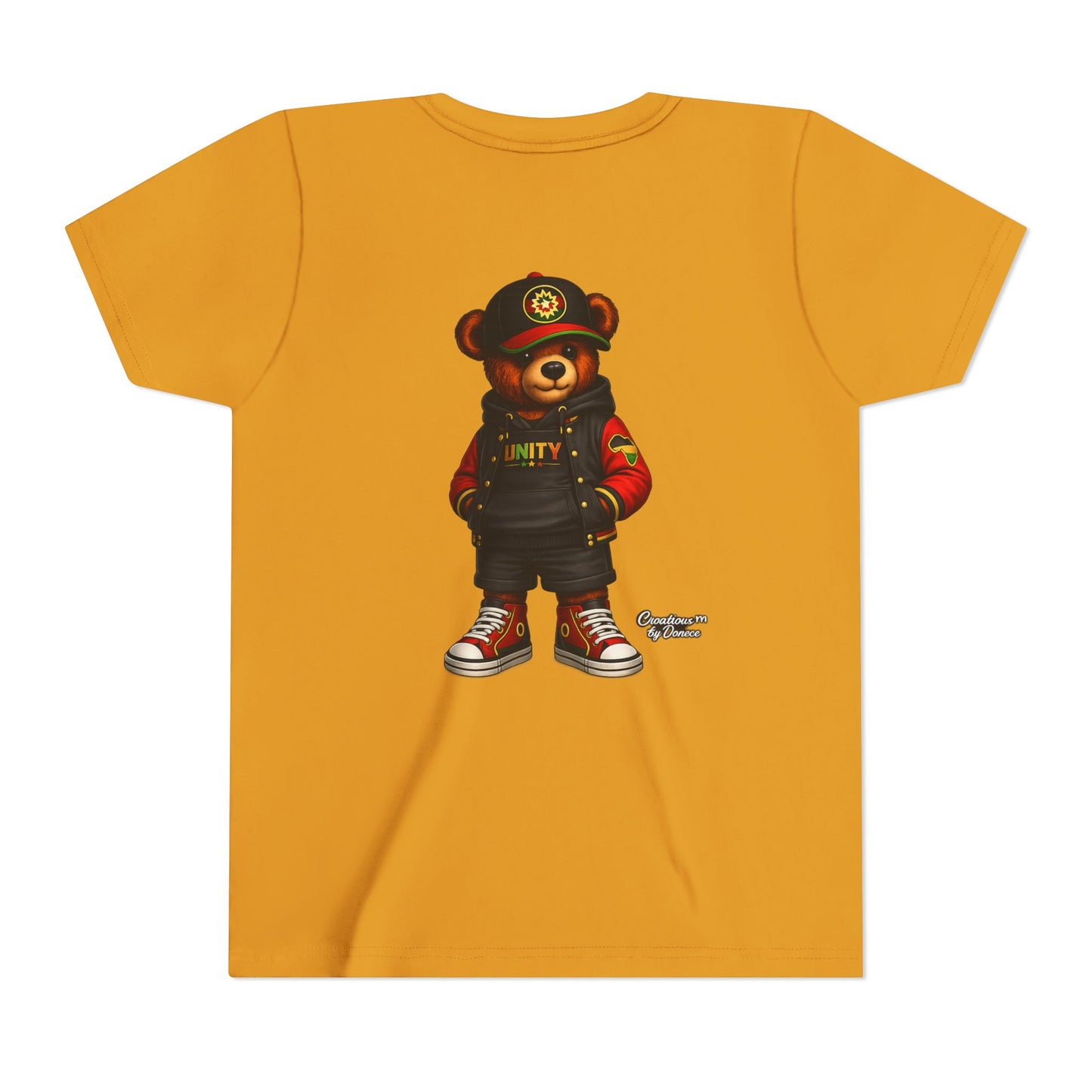 Youth Tee — 'Unity' Streetwear Teddy Bear Graphic Shirt