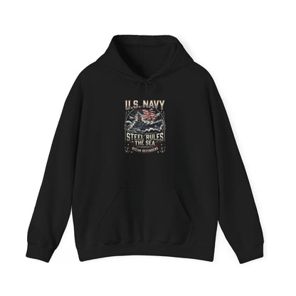 U.S. Navy Steel Rules the Sea Hoodie