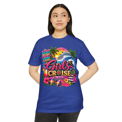 Girls Cruise T‑Shirt — Tropical Bachelorette & Vacation Tee