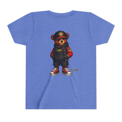 Youth Tee — 'Unity' Streetwear Teddy Bear Graphic Shirt