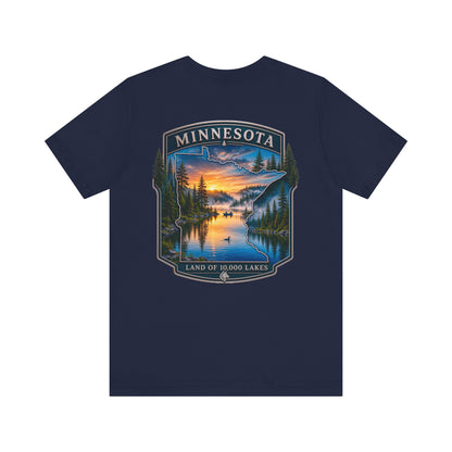 Minnesota Lakes Sunset T‑Shirt
