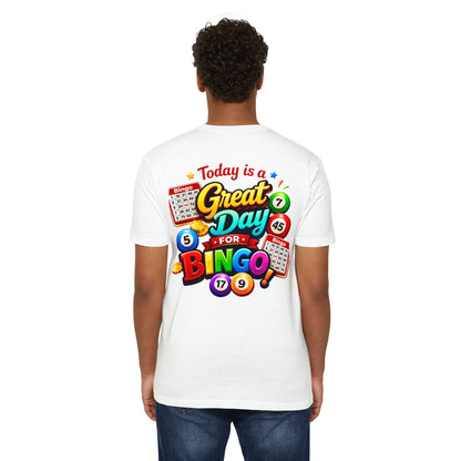 Bingo T-Shirt — "Today Is a Great Day for Bingo" Retro Game Night Tee