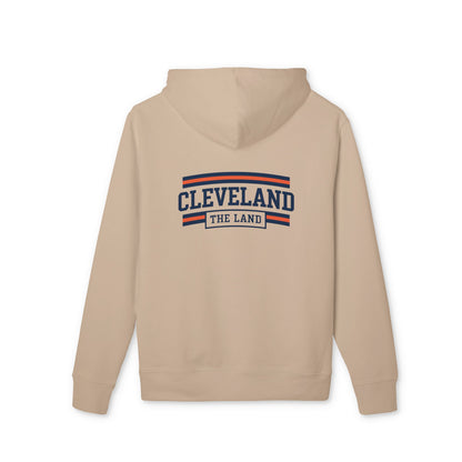 Cleveland "The Land" Hoodie — Retro Striped City Crewneck