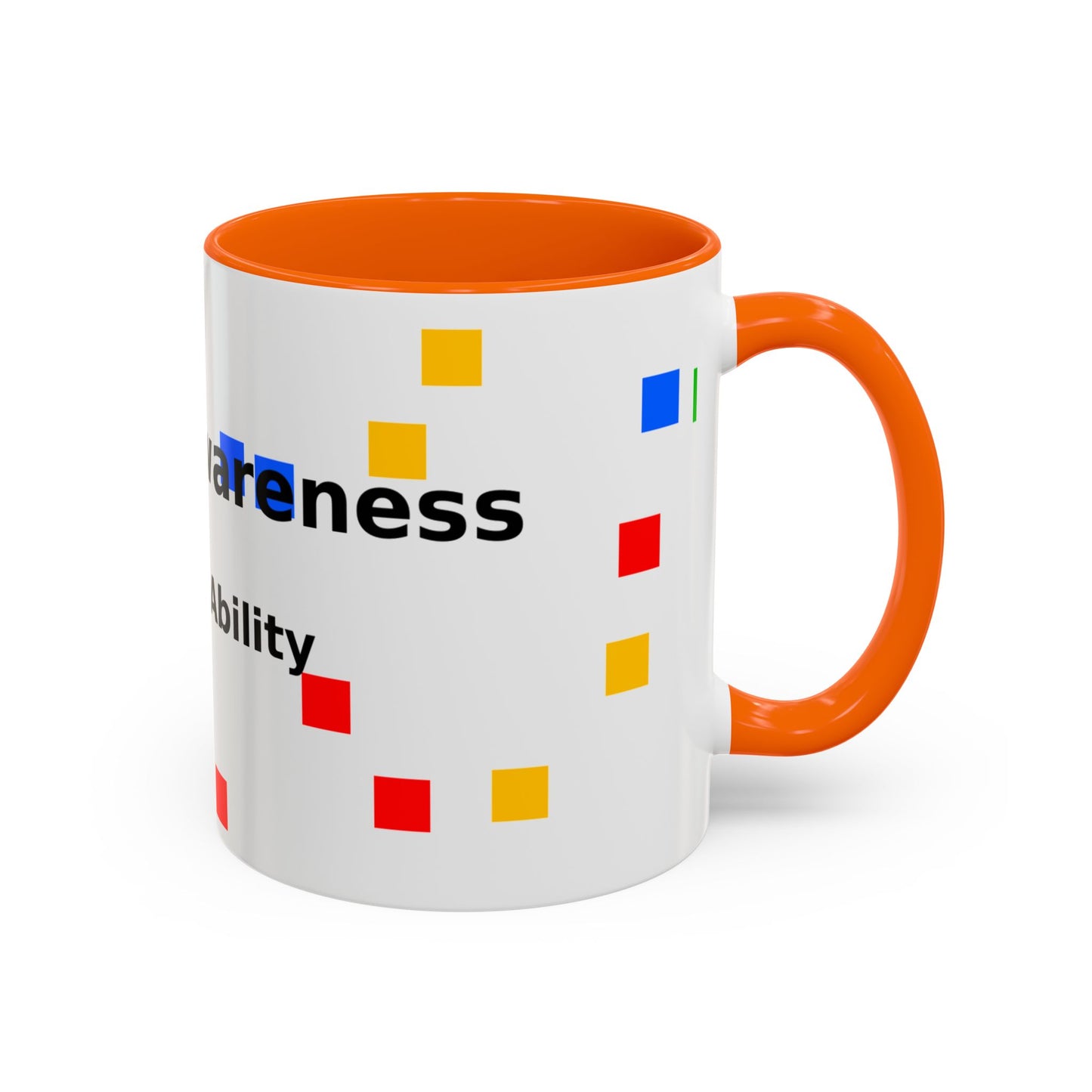 Autism Awareness Accent Mug - "See the Ability" Coffee Cup
