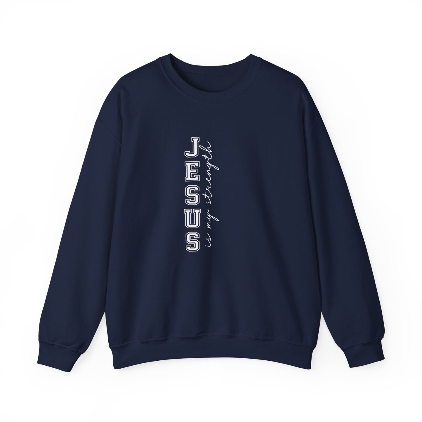 Jesus Vertical Script Sweatshirt