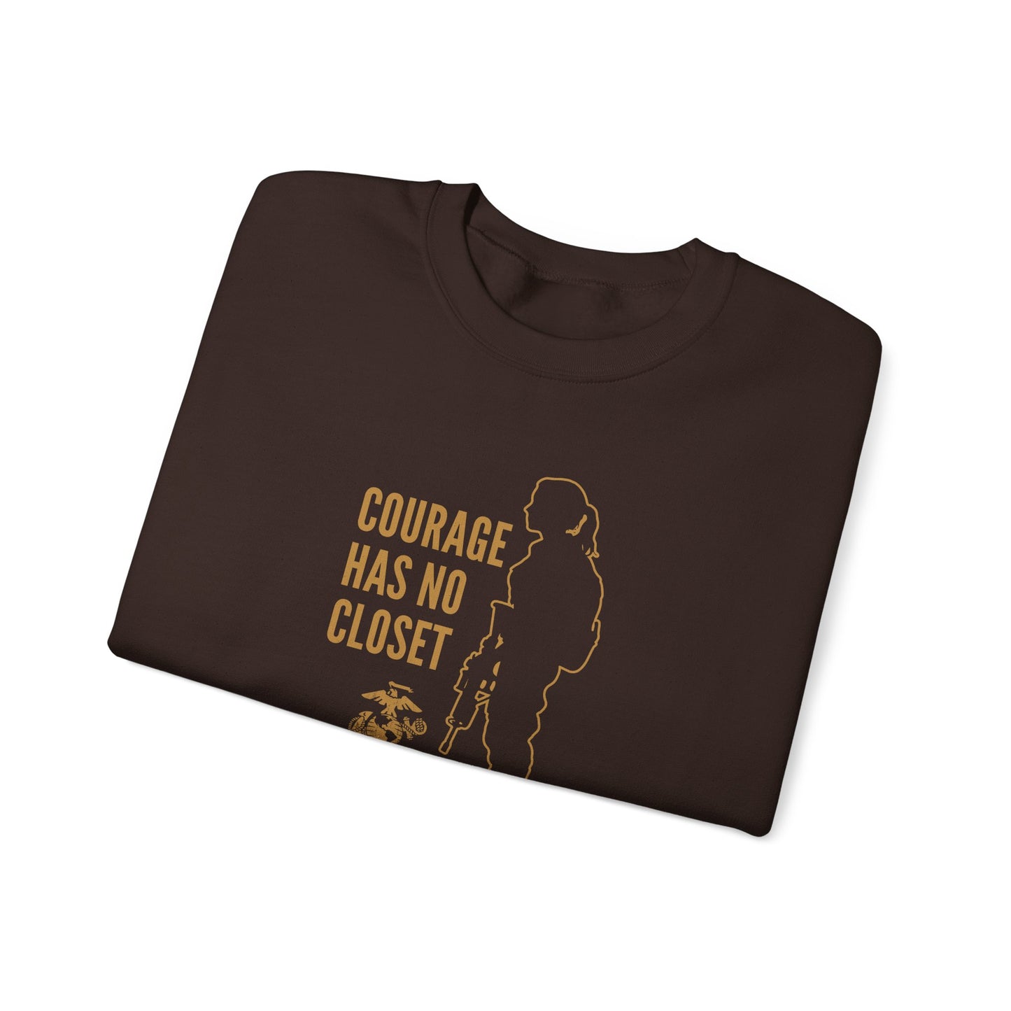 Courage Has No Closet US Marines Crewneck Sweatshirt