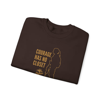 Courage Has No Closet US Marines Crewneck Sweatshirt