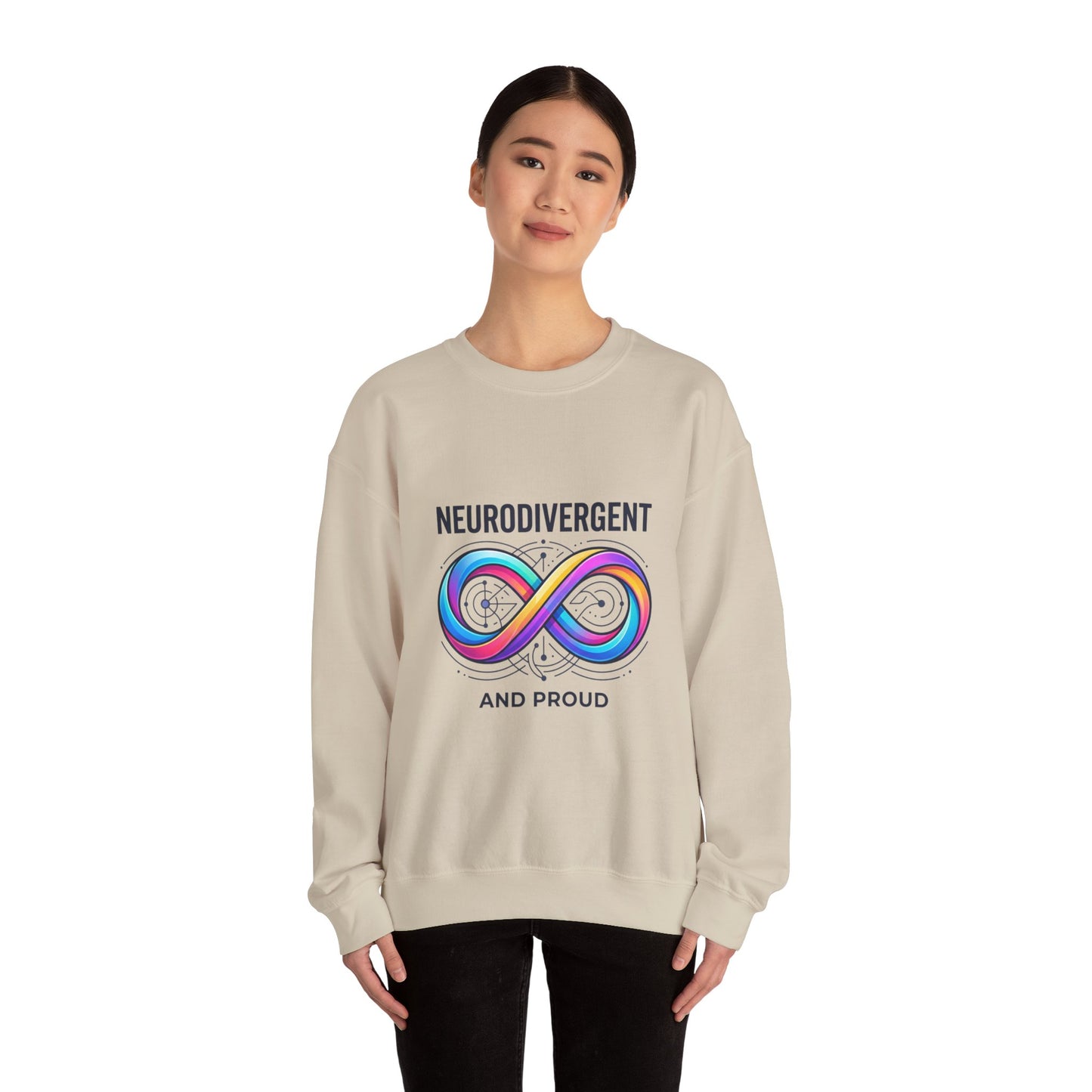 Neurodivergent and Proud Sweatshirt | autistic pride, identity-first