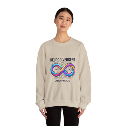 Neurodivergent and Proud Sweatshirt | autistic pride, identity-first