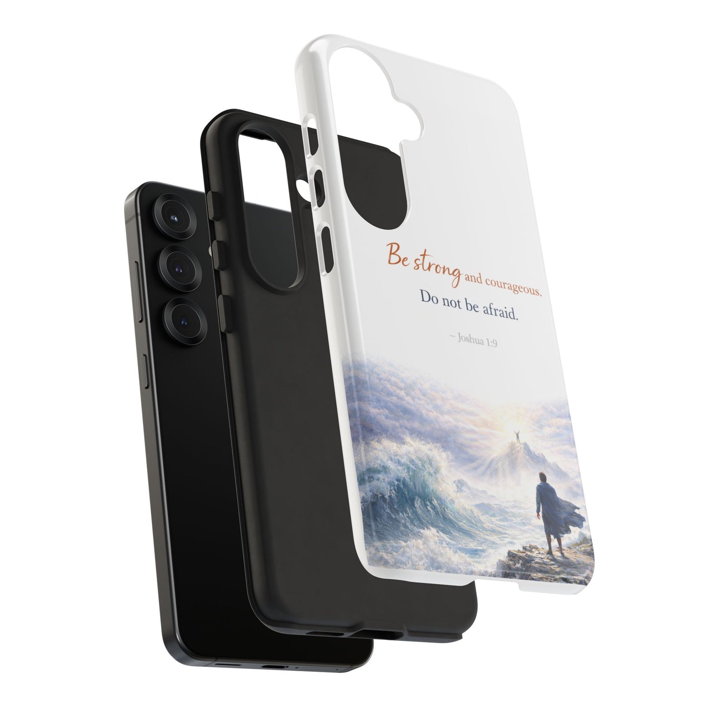 Inspirational 'Be Strong and Courageous' Phone Case