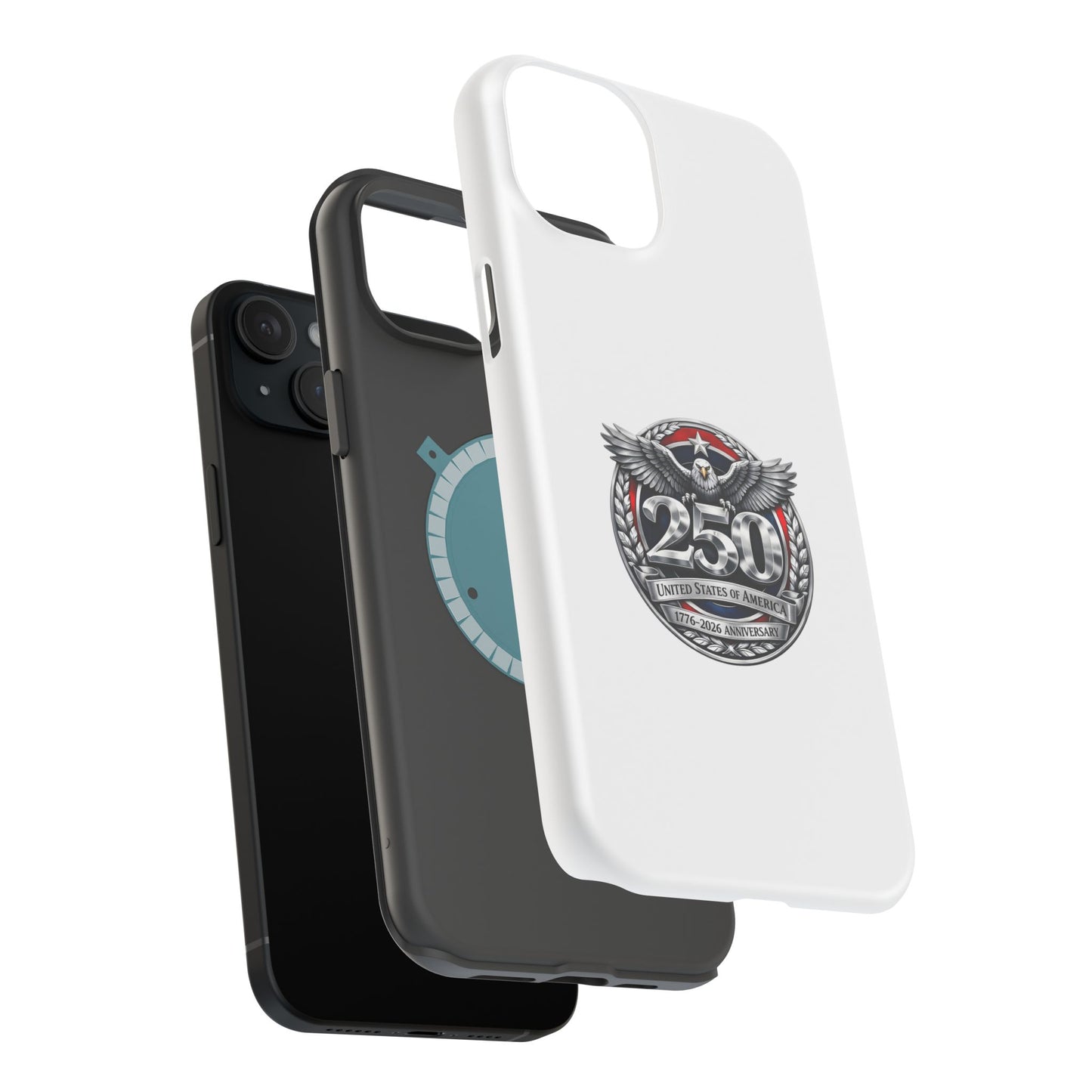 iPhone Magnetic Impact Case — 250th Anniversary Eagle Badge Design