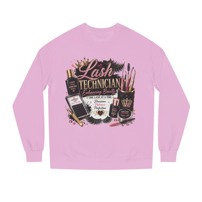 Lash Technician Crewneck Sweatshirt – Beauty Tools Graphic