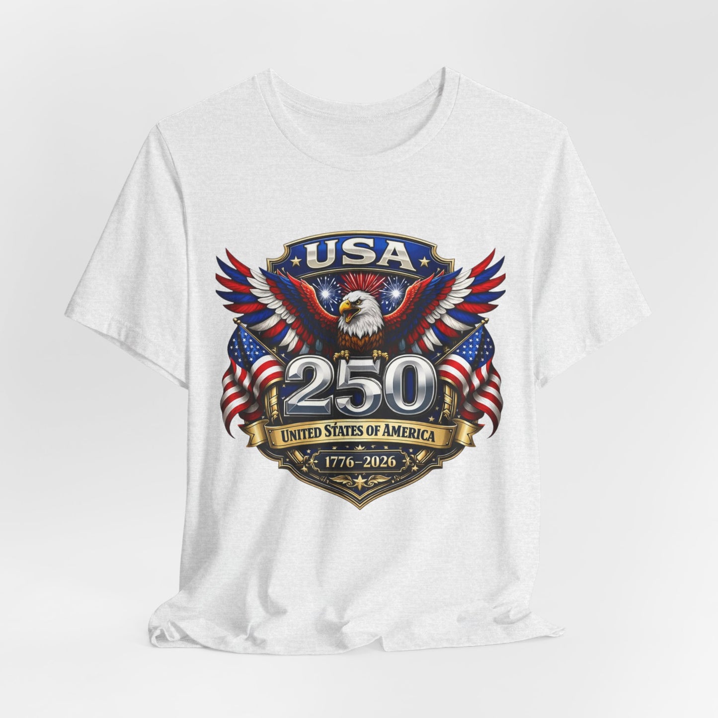 USA 250th Eagle T-Shirt — 1776–2026 Patriotic American Independence Tee