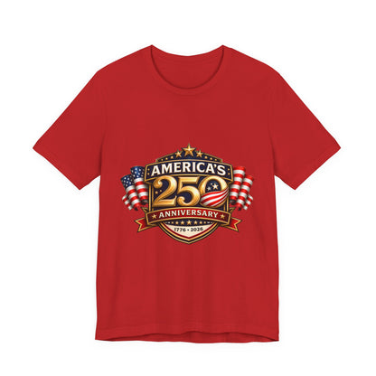 America's 250th Anniversary T-Shirt – 1776–2026 Patriotic USA Flag Tee