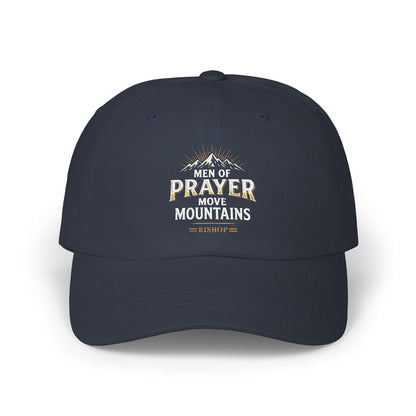 Men of Prayer Move Mountains Dad Cap — Christian Faith Baseball Hat
