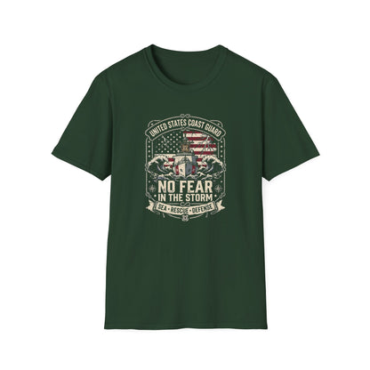 United States Coast Guard No Fear in the Storm T-Shirt