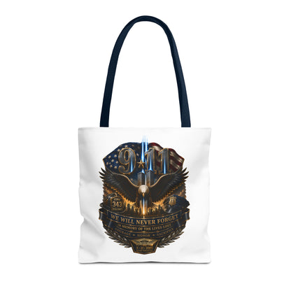 9/11 Memorial Eagle Tote Bag – Never Forget Tribute Tote