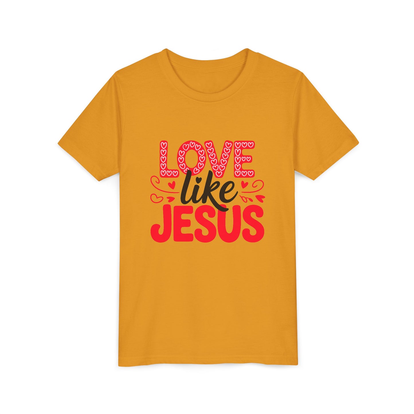 Youth Tee - "Love Like Jesus" Christian Kids Shirt
