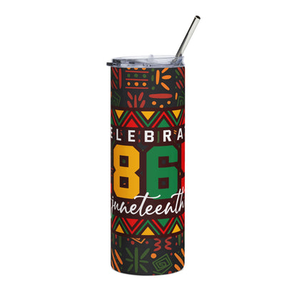 Juneteenth 1865 Stainless Steel Tumbler — 20oz Celebration Travel Cup