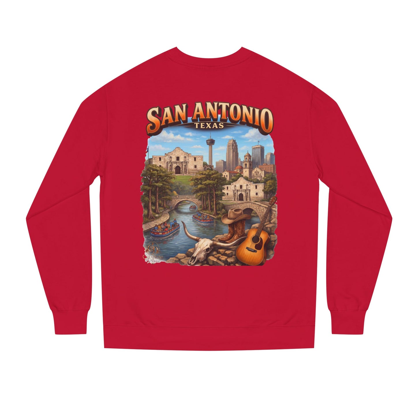 San Antonio Riverwalk Sweatshirt — Texas Travel Scenic Crewneck