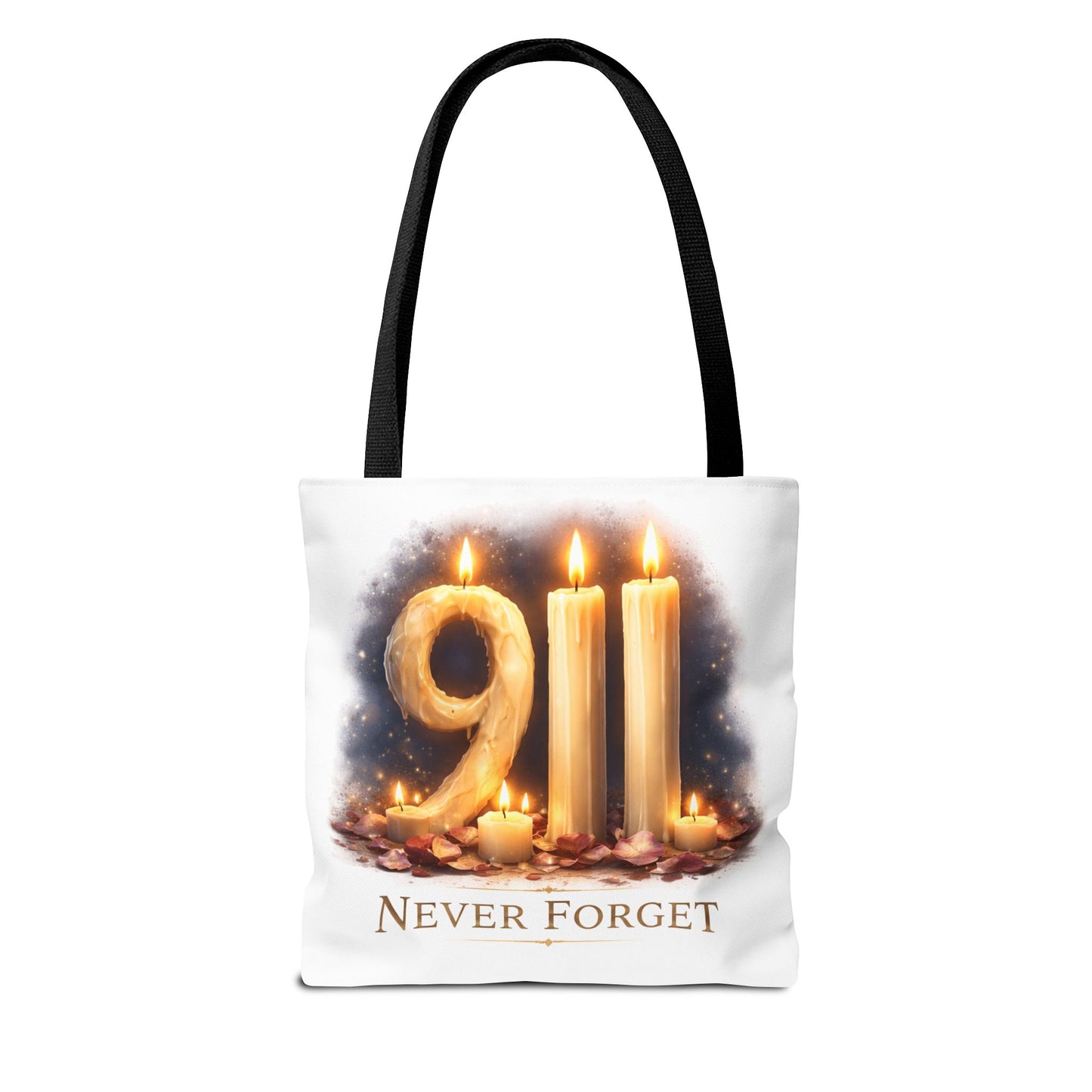 9/11 Never Forget Memorial Tote Bag