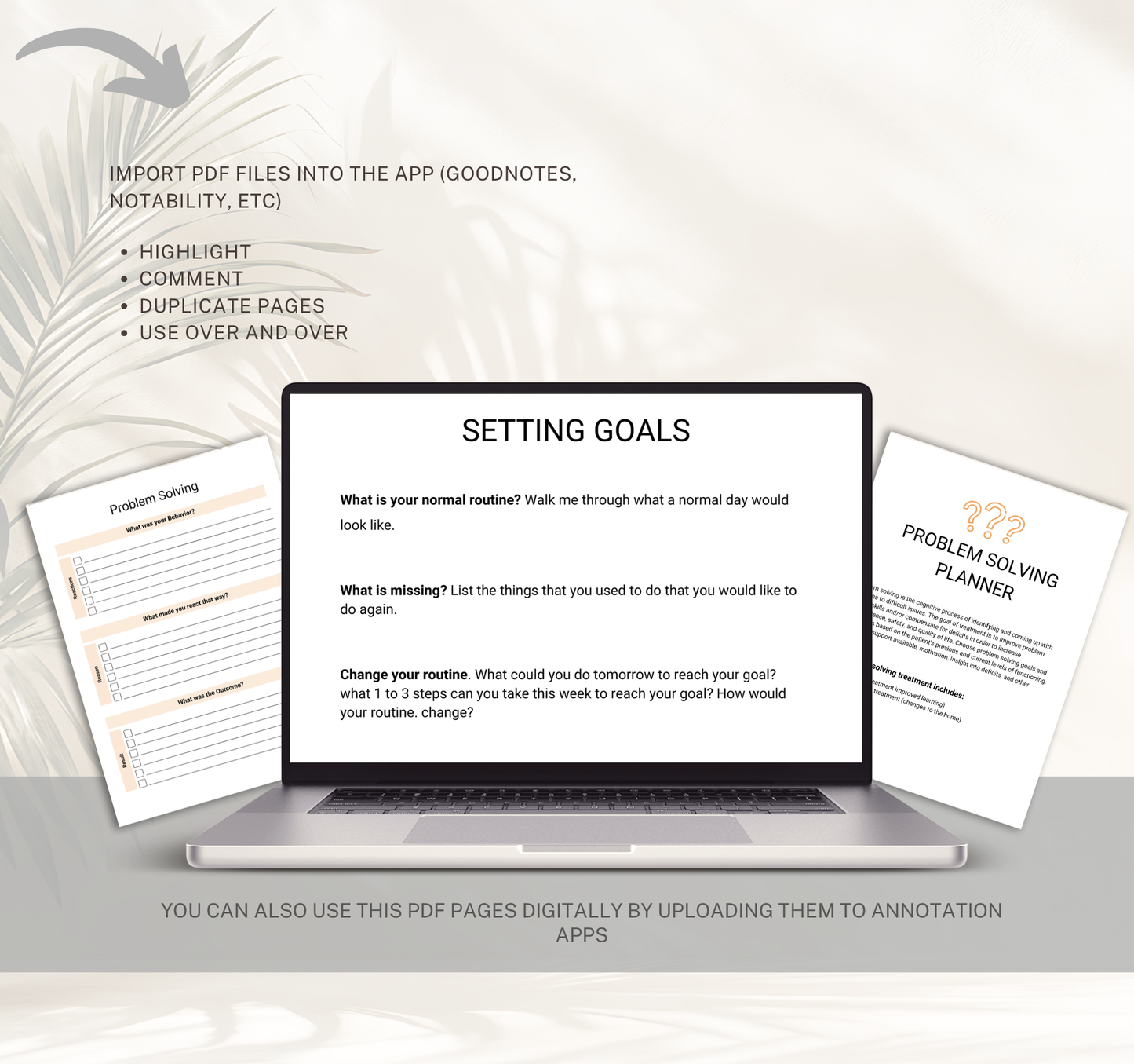 Problem Solving Workbook | Critical Thinking & Decision Making PDF Planner