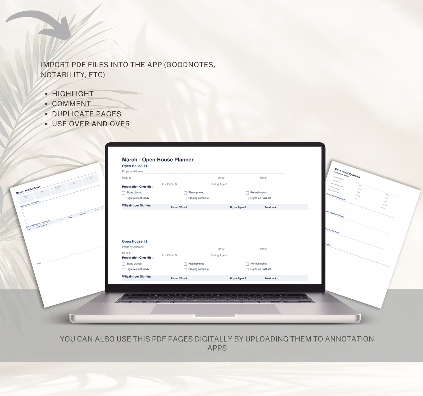 Real Estate Planner | Property Management & Investment Digital Planner