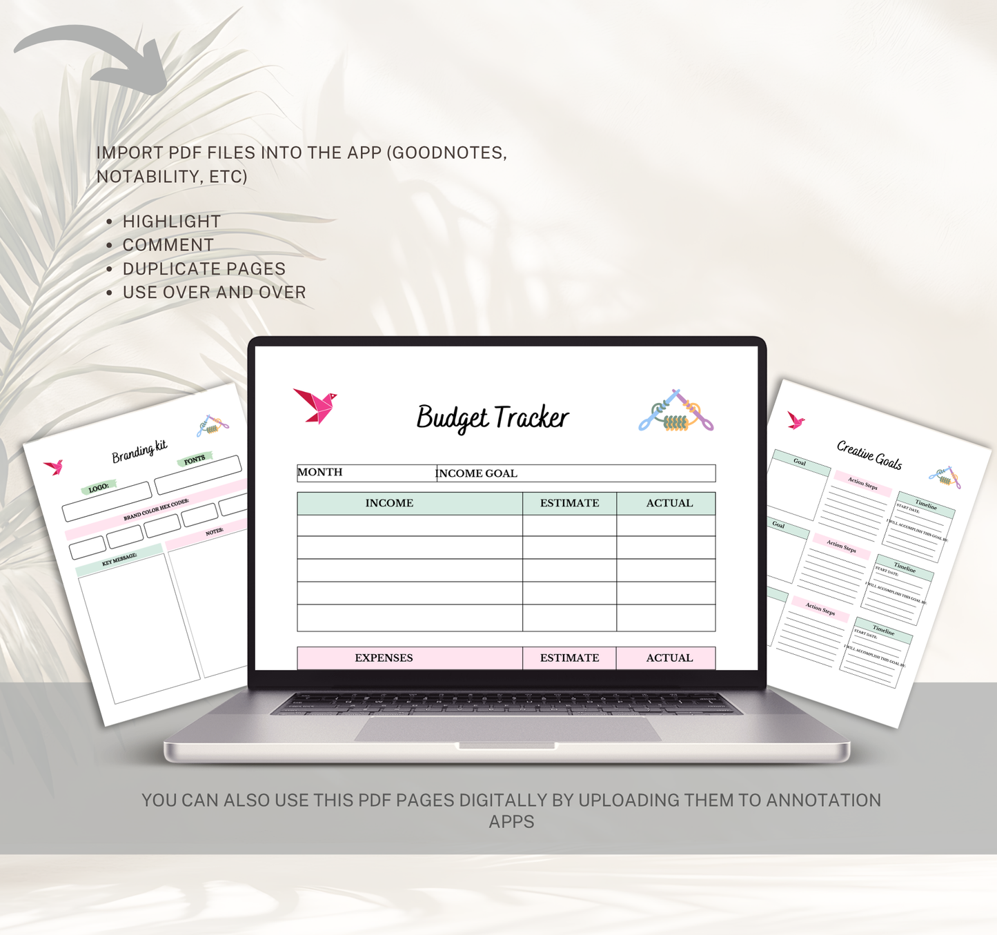 Print on Demand Planner | Ready to Print Planner Pages PDF for POD Business