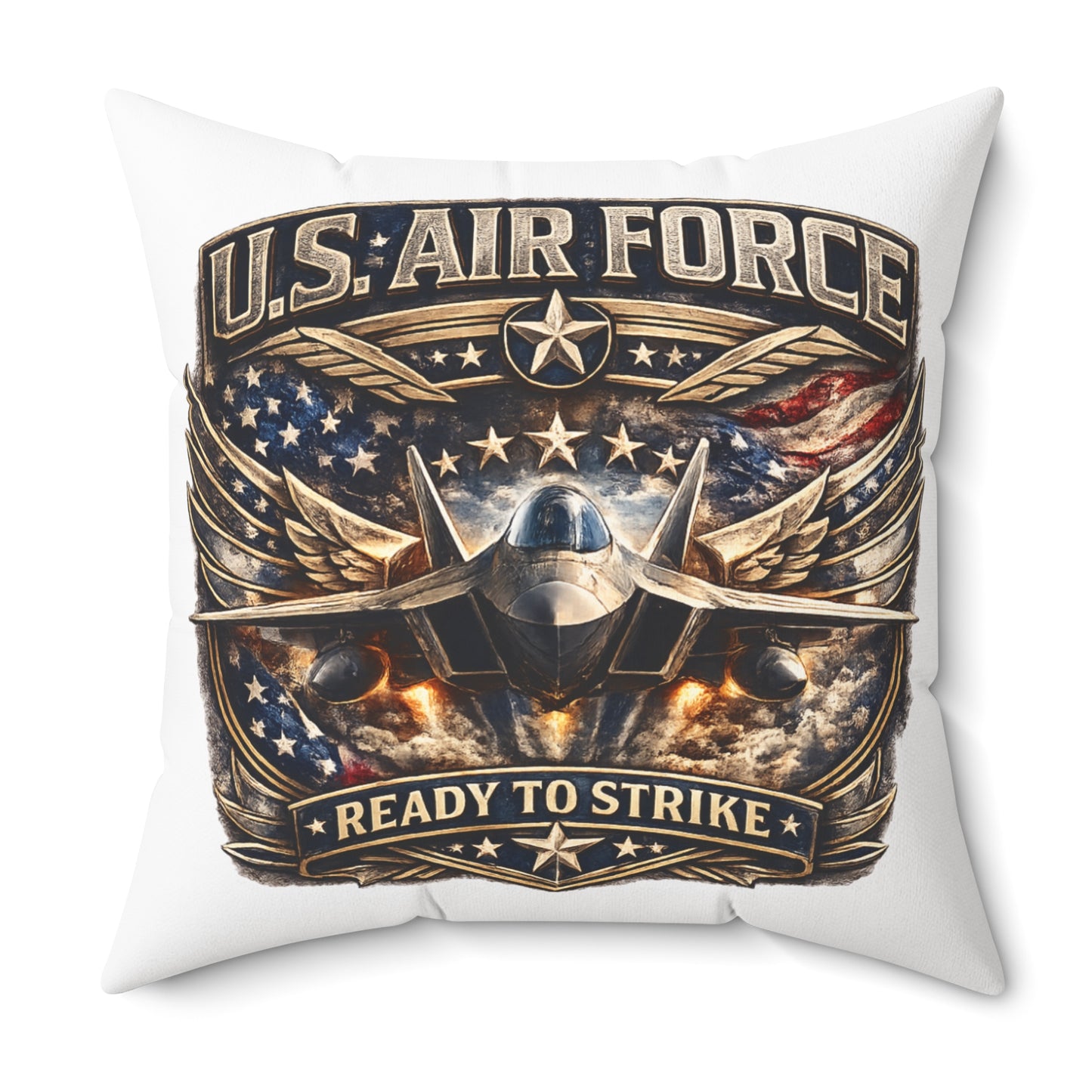 U.S. Air Force 'Ready to Strike' Decorative Pillow