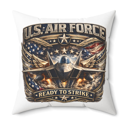 U.S. Air Force 'Ready to Strike' Decorative Pillow