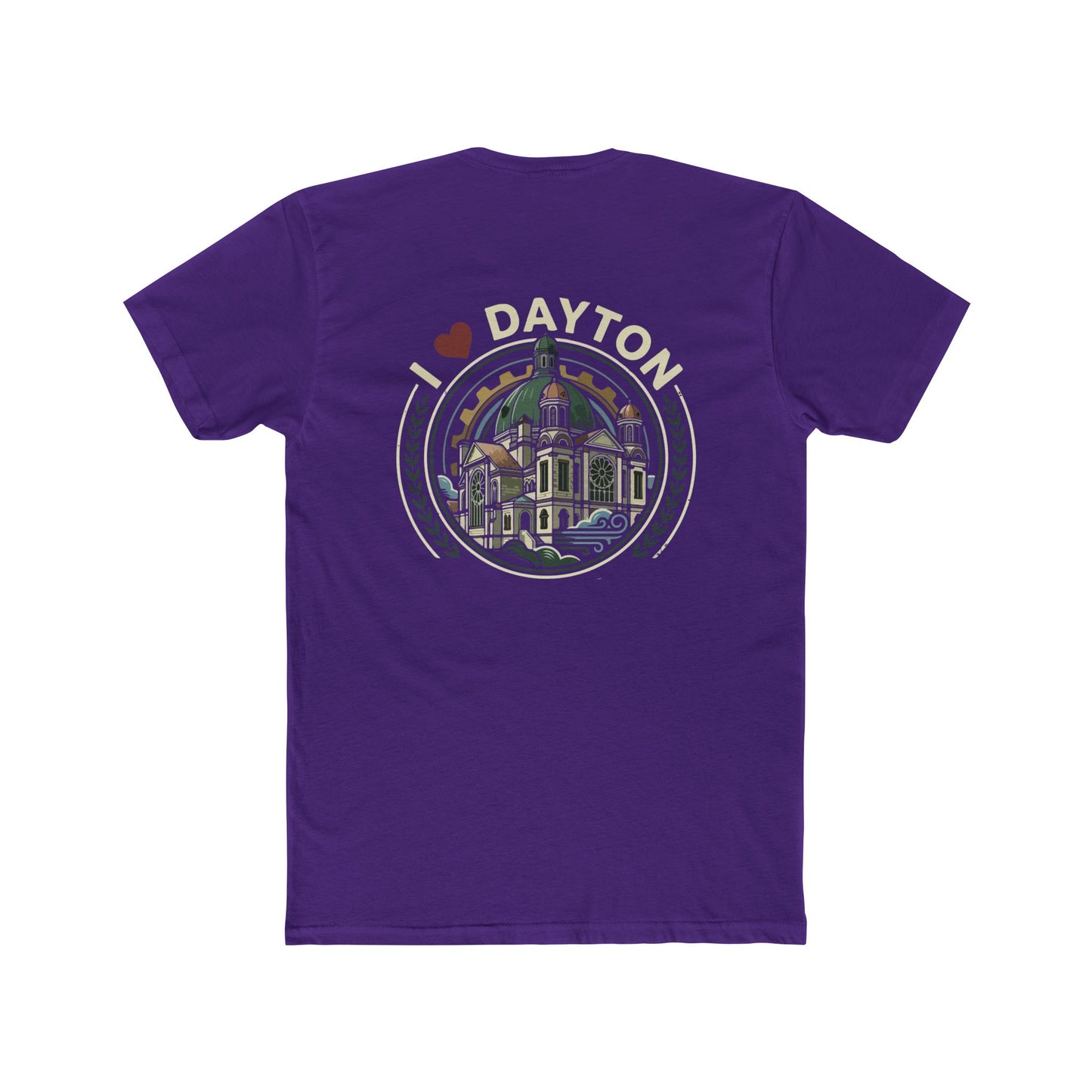 Dayton Vintage Landmark T‑Shirt — I  Dayton Cityscape Tee